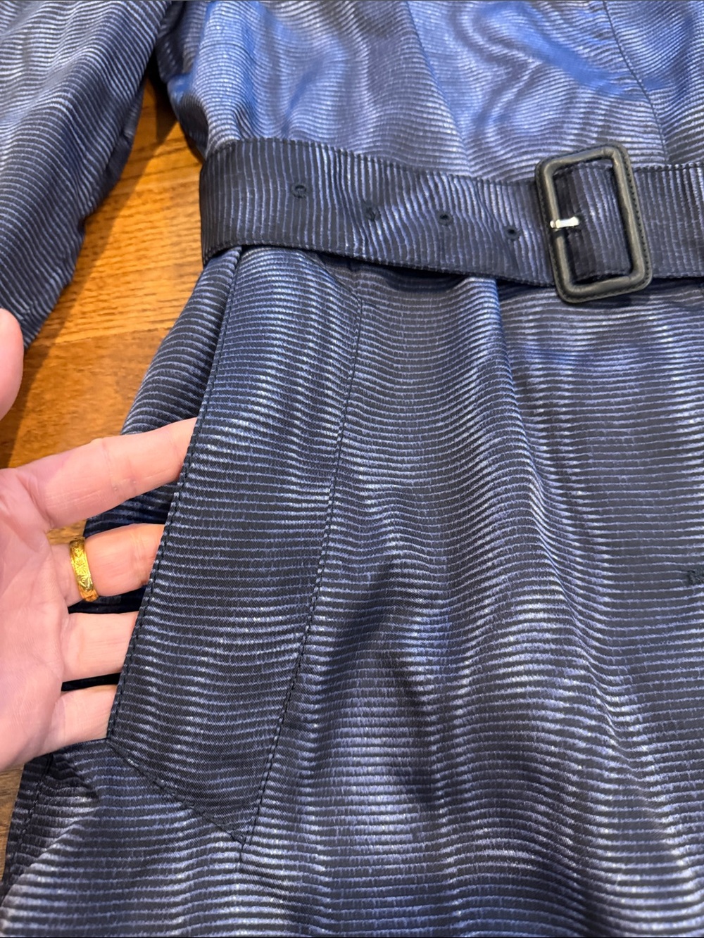 Prada Woman’s Belted Trench Coat - Picture 6 of 12